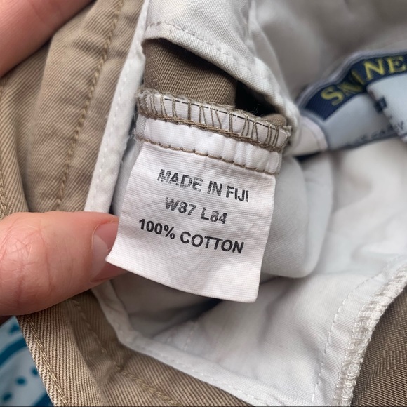 SAVANE relaxed chino pants cotton men’s 34 - Picture 4 of 8